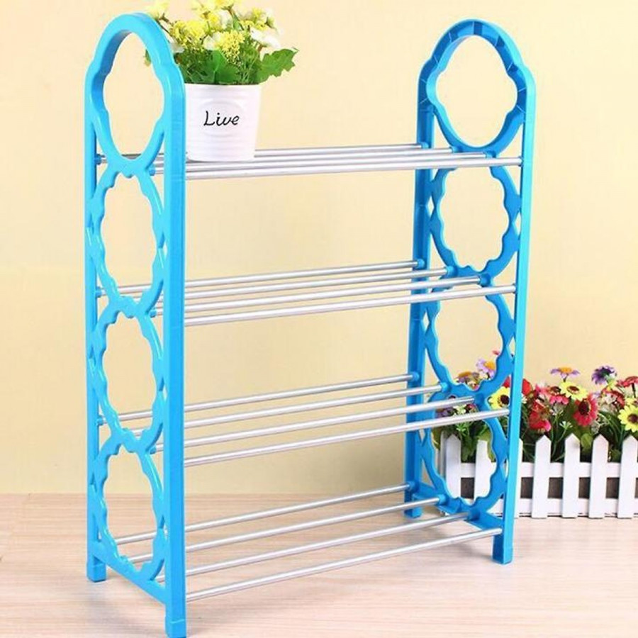 KỆ ĐỂ GIẦY DÉP 4 TẦNG RẺ