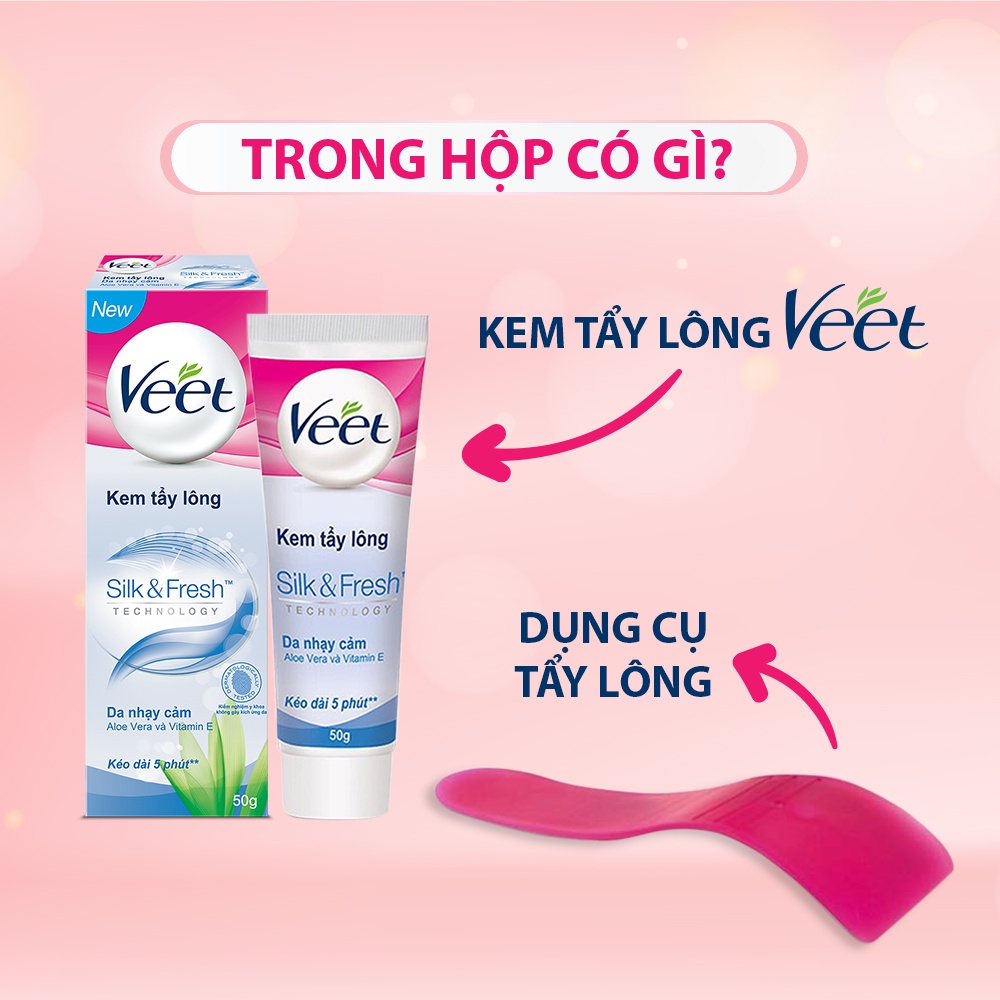 [HCM]Kem Tẩy Lông Veet Cho Da Nhạy Cảm