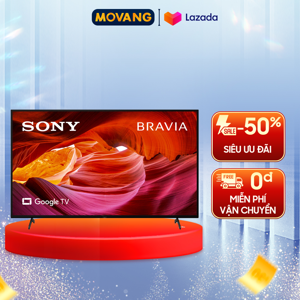 - google tivi sony 4k 55 inch kd-55x75k - 55x75k, google assistant có tiếng việt, bộ xử lý x1 4k hdrchuyển động mượt motionflow xr 200