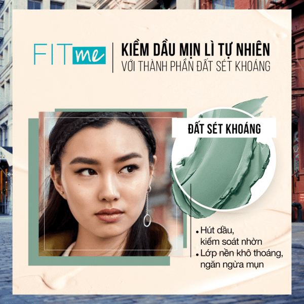 Kem Nền Maybelline FitMe SPF22 30Ml