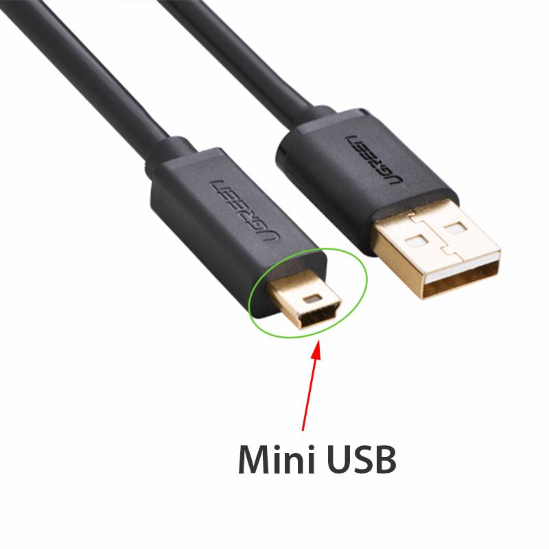 [HCM]Cáp Sạc USB 2.0 ra mini USB (Hình thang) 50cm