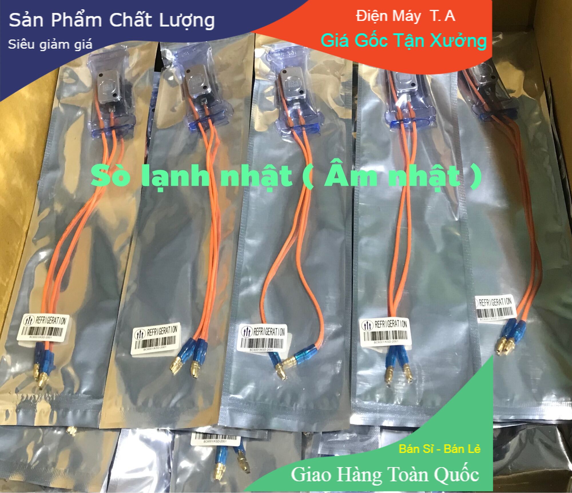 Sò lạnh nhật - cản biến âm tủ lạnh hàng nhật sịn sò