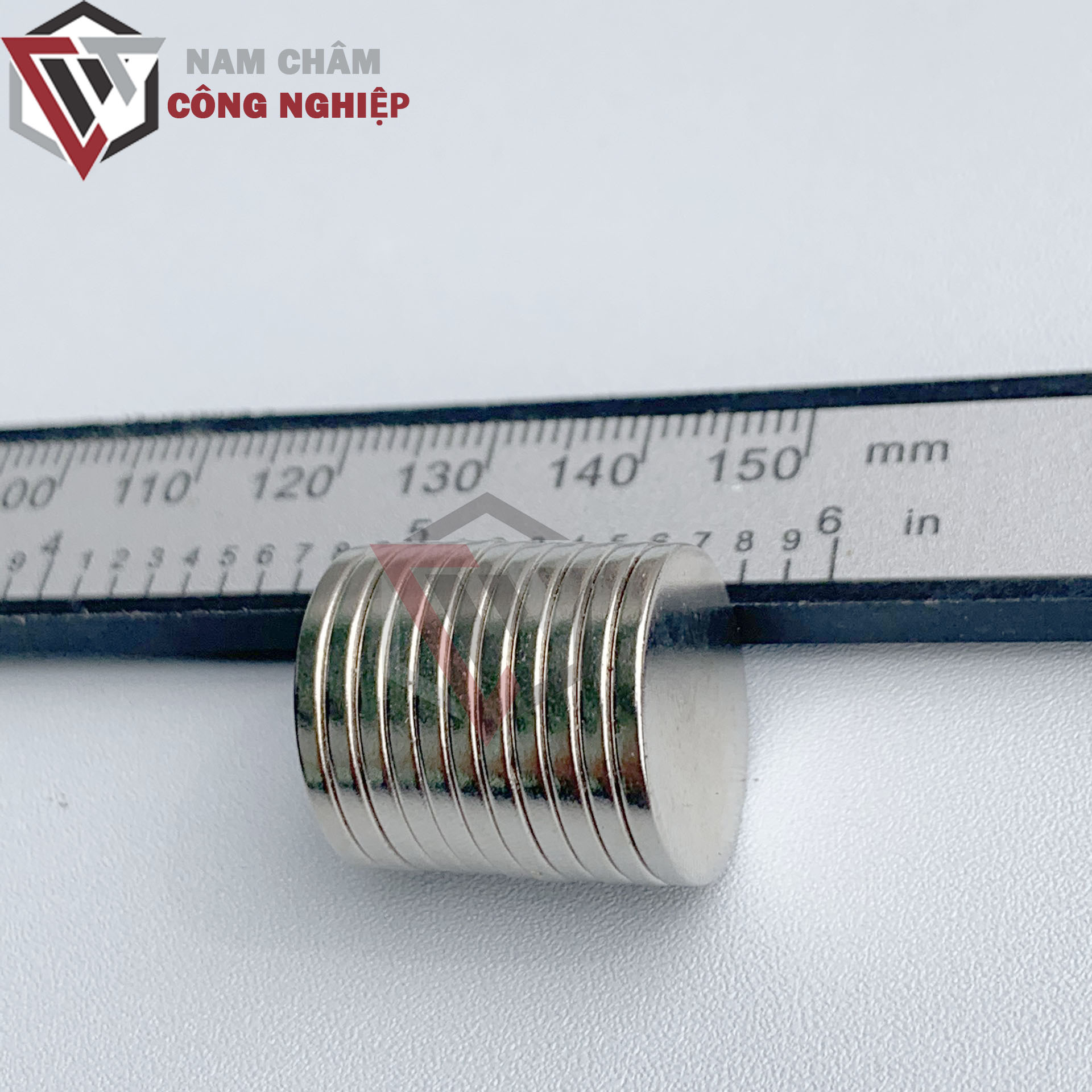 10 Viên nam châm tròn 18x2mm nam châm siêu mạnh