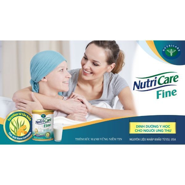 Sữa Bột Nutricare Fine Dành cho bệnh nhân Ung Thư 900g (CHÍNH HÃNG, DATE MỚI)