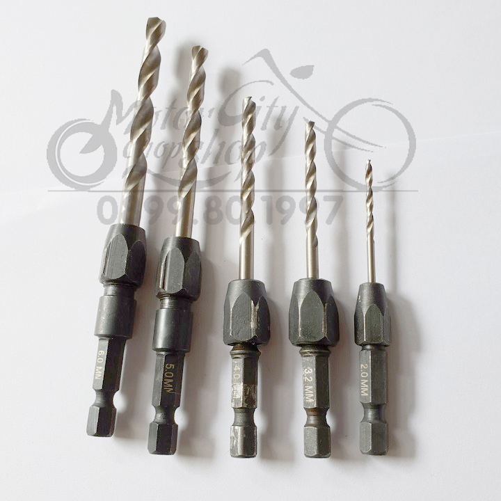Bộ 5 mũi khoan đa năng thay chuôi lục giác