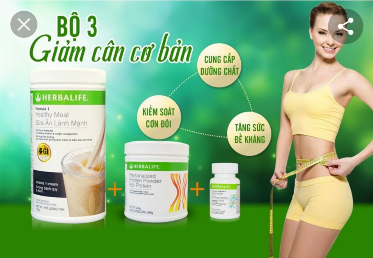 F.1 Bữa ăn lành mạnh 5 vị Quykem .Bạc hà.Vani,Dâu,Socola