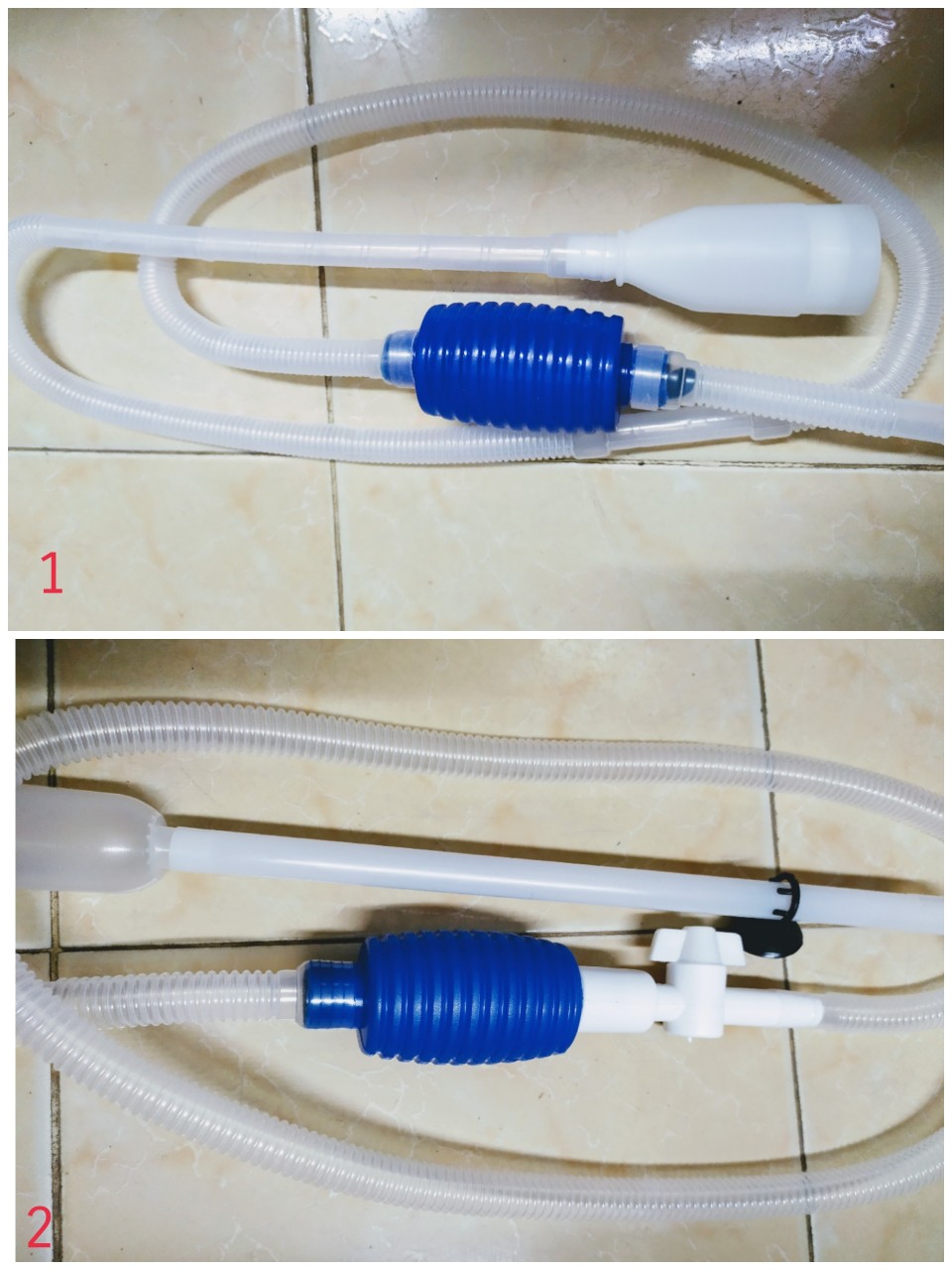 Đồ Hút Thay Nước Hồ Cá [ Có khóa] - Dụng Cụ Vệ Sinh Bể Cá