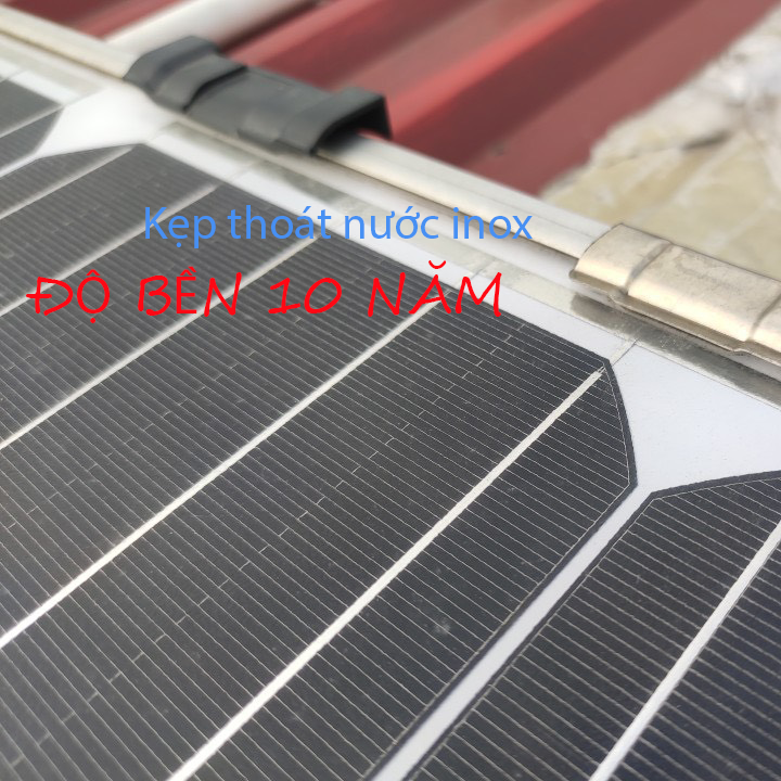 Kẹp thoát nước solar inox 304-35mm-40mm