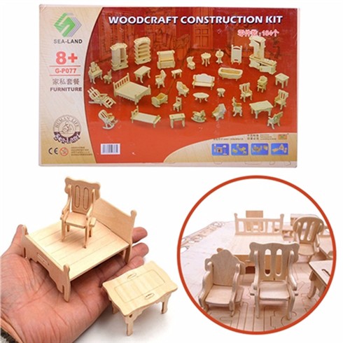 Bộ đồ chơi ghép hình bằng gỗ 3