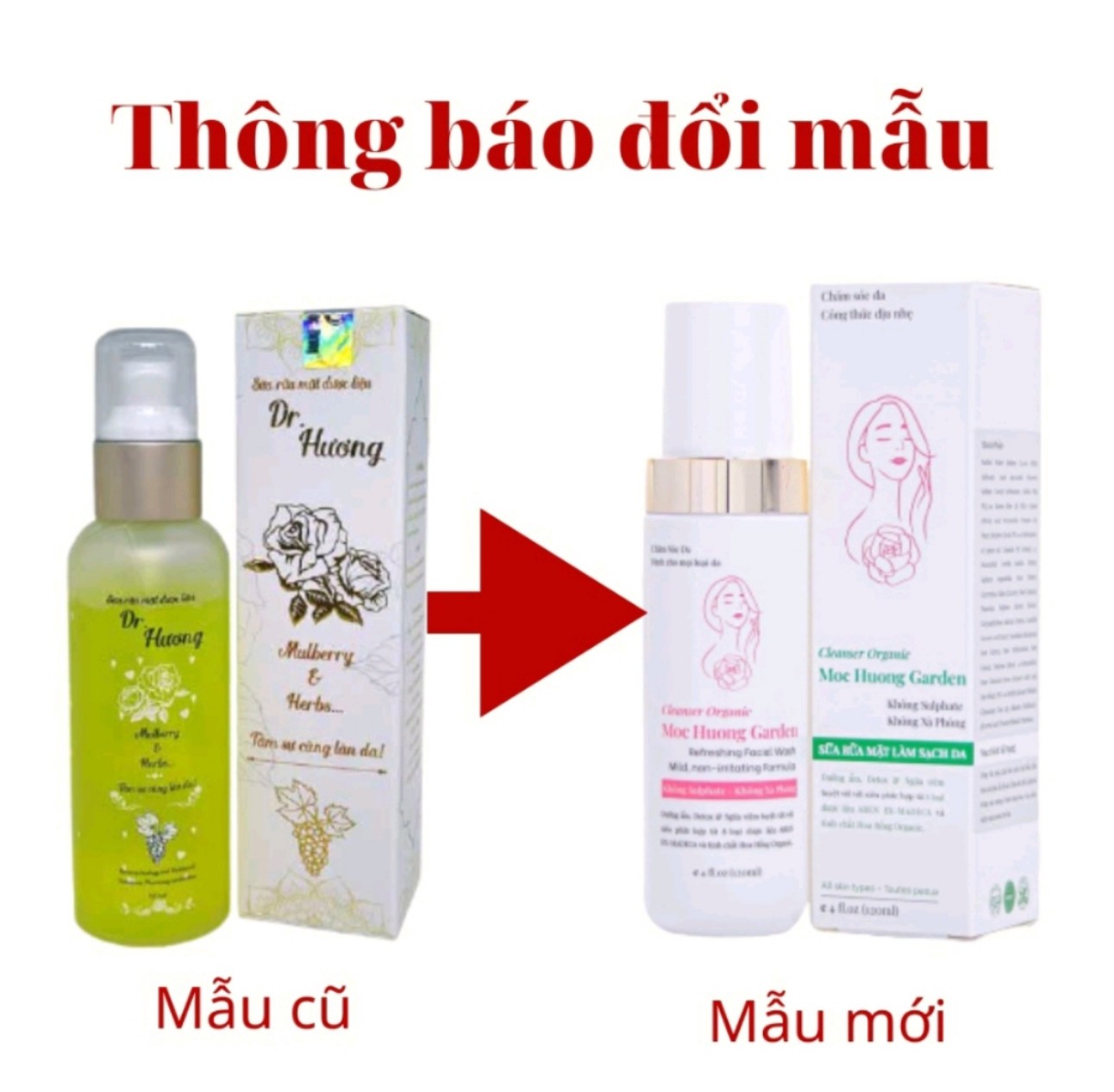 Sữa rửa mặt Thanh Mộc Hương mẫu mới nhất