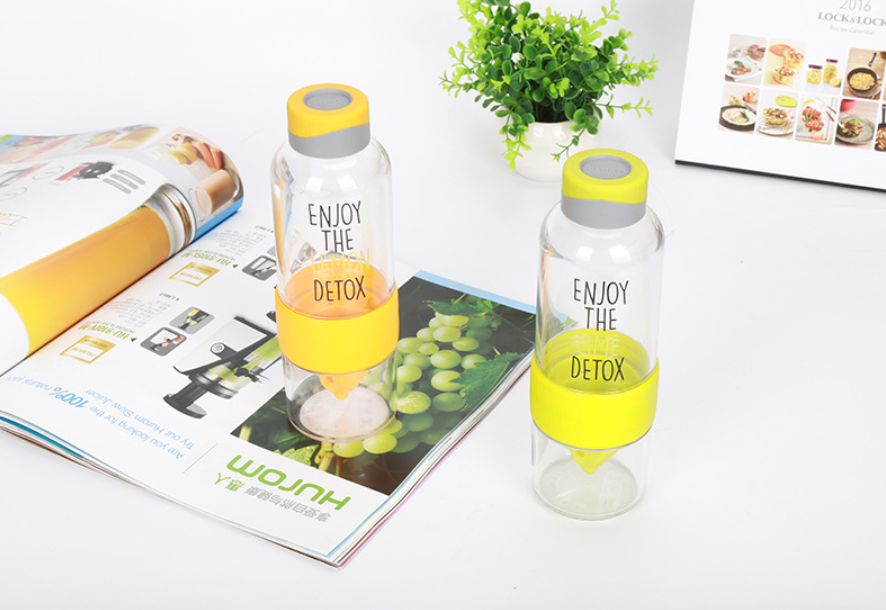 Bình Nước Detox Nhựa Tritan Lock&Lock 570ml ABF659
