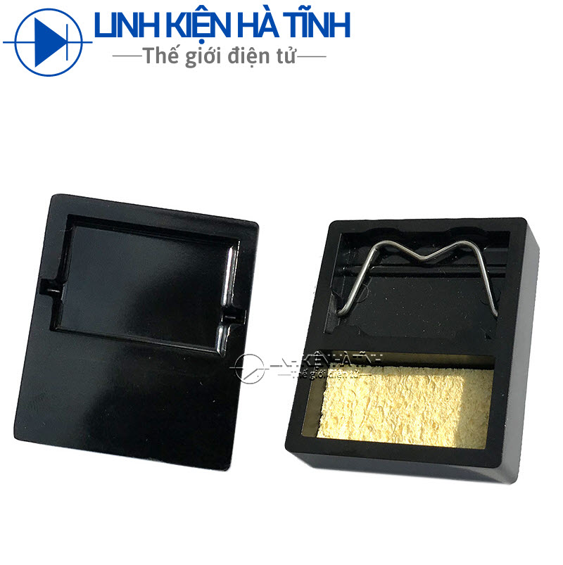 5 cái Đế gác mỏ hàn mini kèm miếng bọt biển