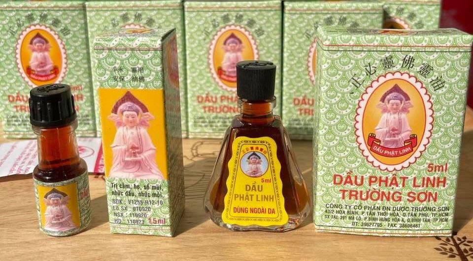 Dầu Phật Linh Trường Sơn - Chai 1.5ml/ Chai 5ml