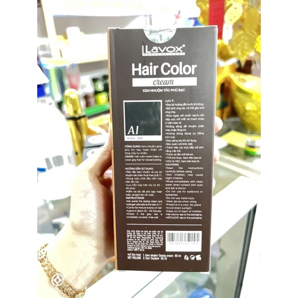 Nhuộm Đen Phủ Bạc Lavox A1