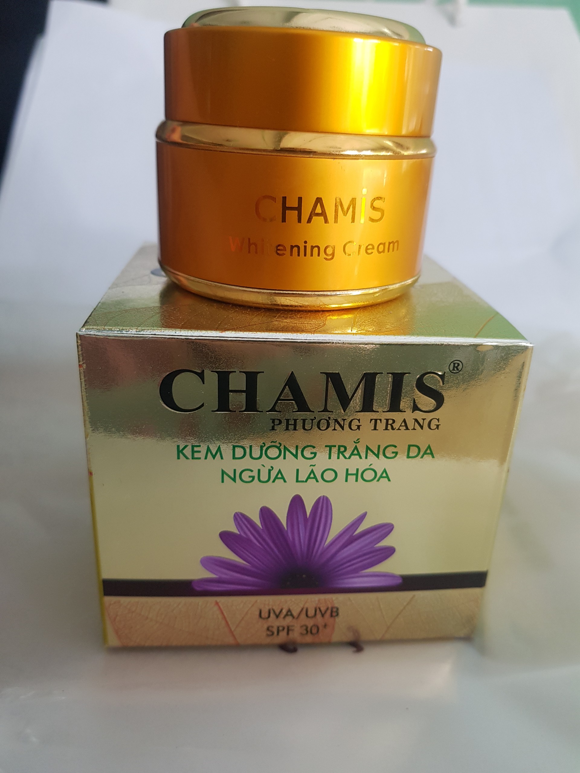 Kem trắng da ngừa lão hóa Chamis 35g