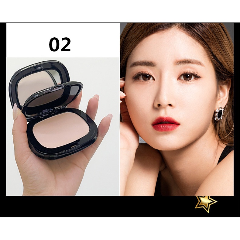 Phấn Phủ Hai Lớp Nature Full Coverage Face Pressed Powder Face Lasting Compact Powder