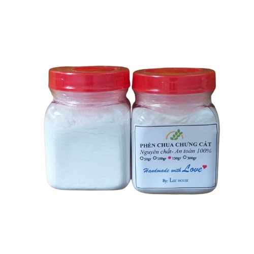 Lọ 150gr Bột phèn chua chưng khô nguyên chất (Phèn phi)