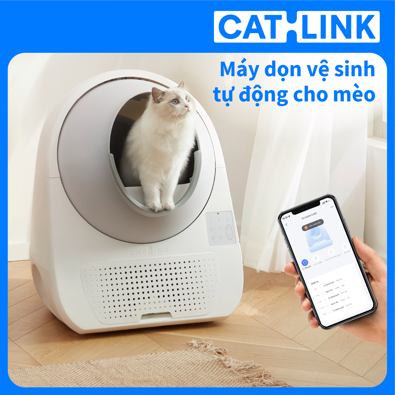 Máy dọn phân mèo tự động CATLINK