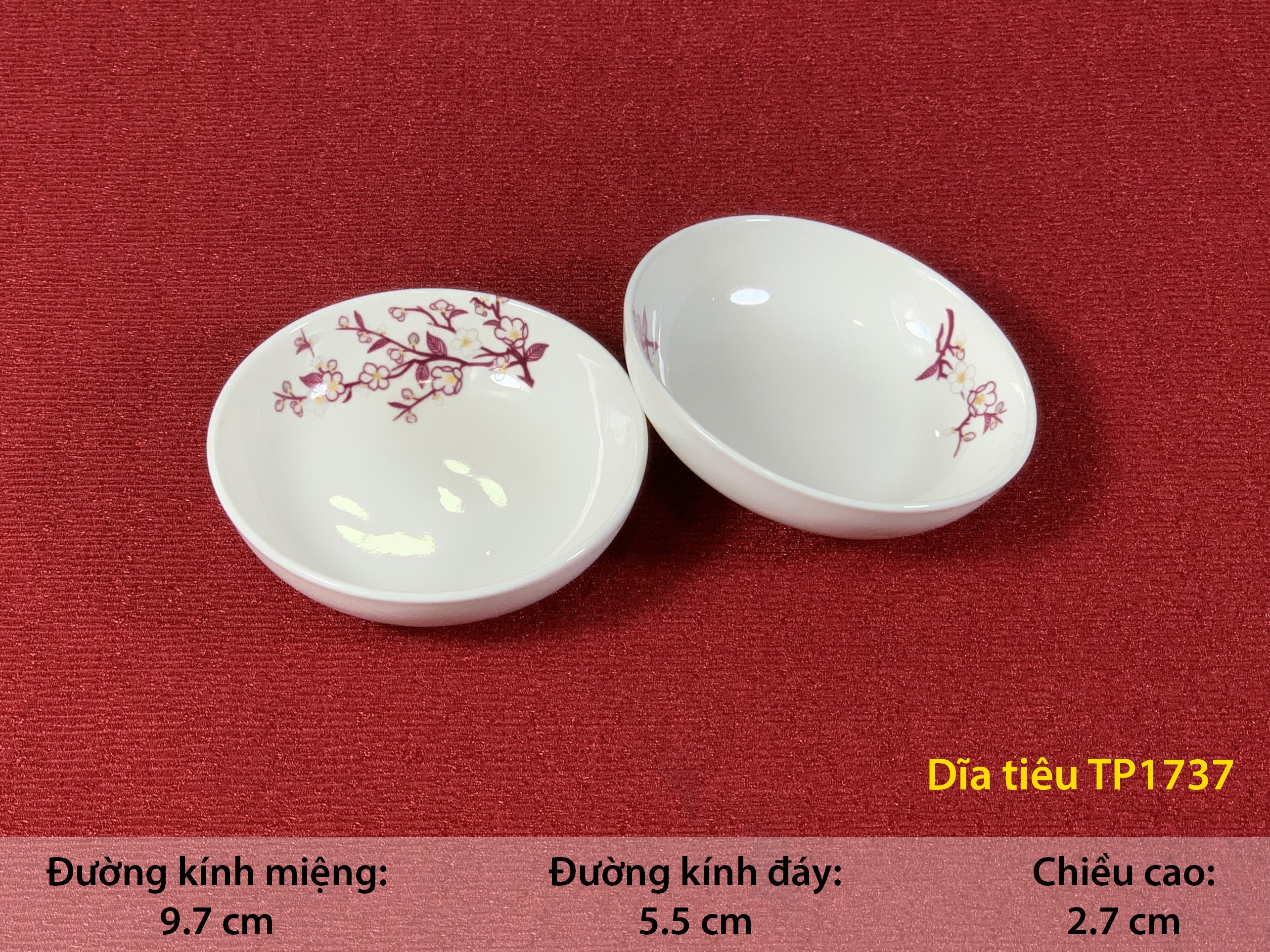 ĐĨA TIÊU TP 1737 SỨ BÁT BẢO CAO CẤP, sINCE_1977