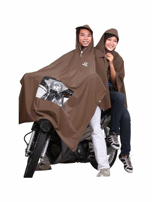 Áo Mưa Rando Cổ Rùa Cao Cấp 2 Nón Kiếng 0.23