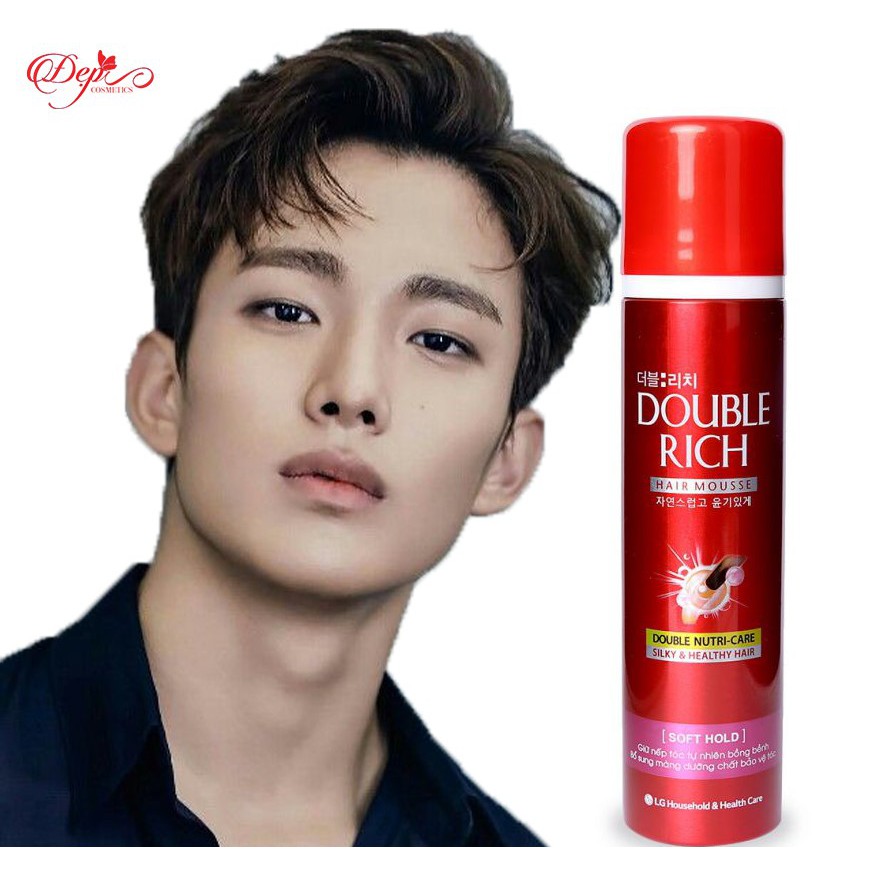 Mousse Giữ Nếp Tóc Double Rich Hair - 150ml