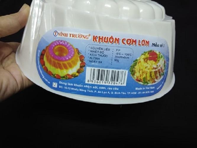KHUÔN LÀM CƠM, XÔI, RAU CÂU 20 CM - MẪU SỐ 1