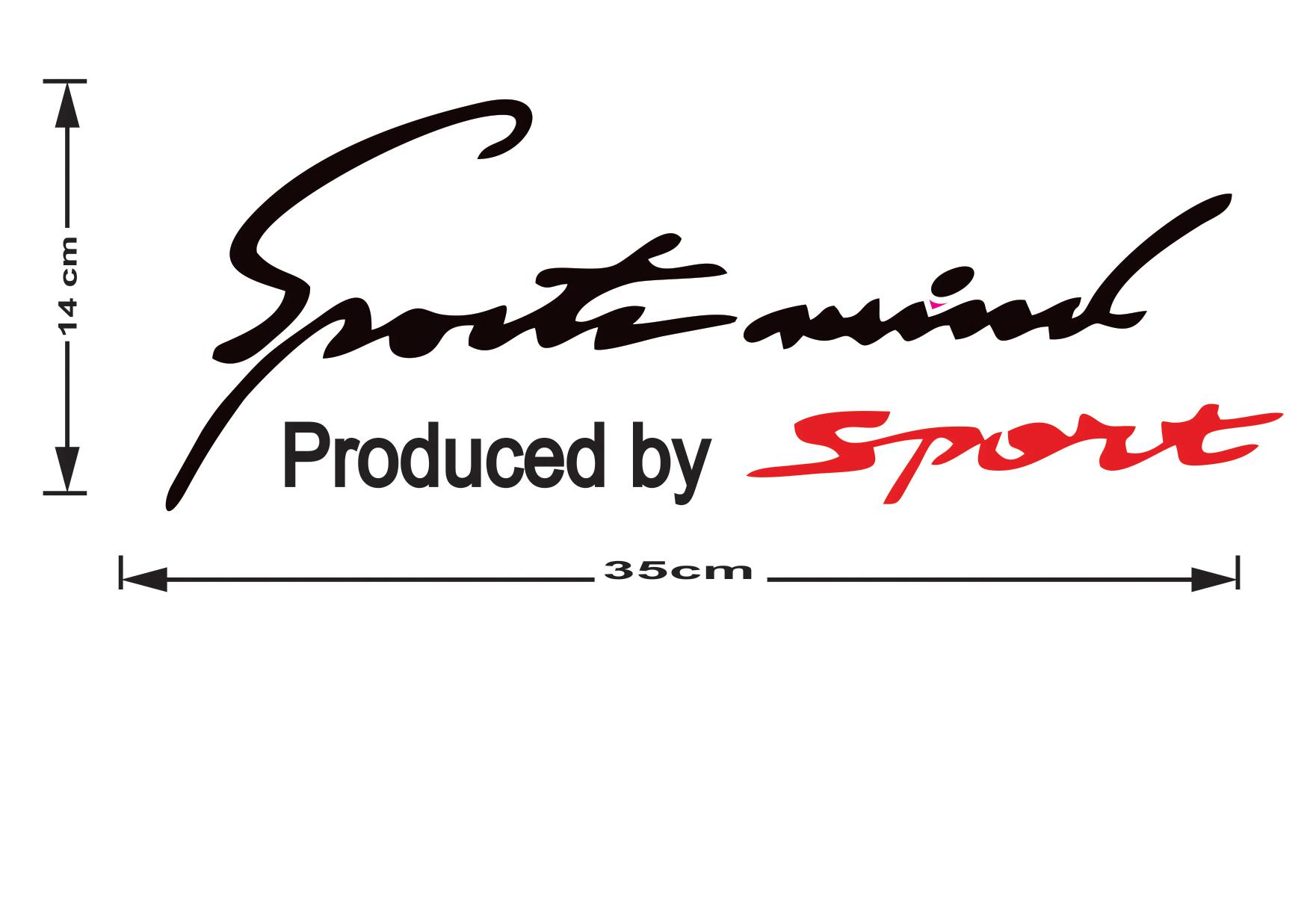 Tem Sport mind, Tem dán nắp capo, Tem chữ ký