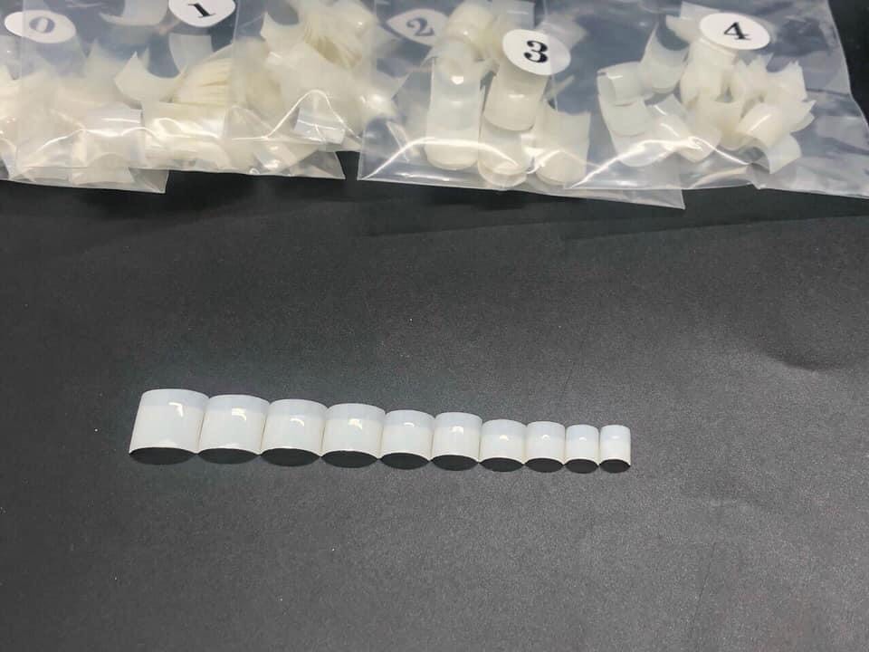 Móng tip(móng nối) chân đắp bột ,đắp gel