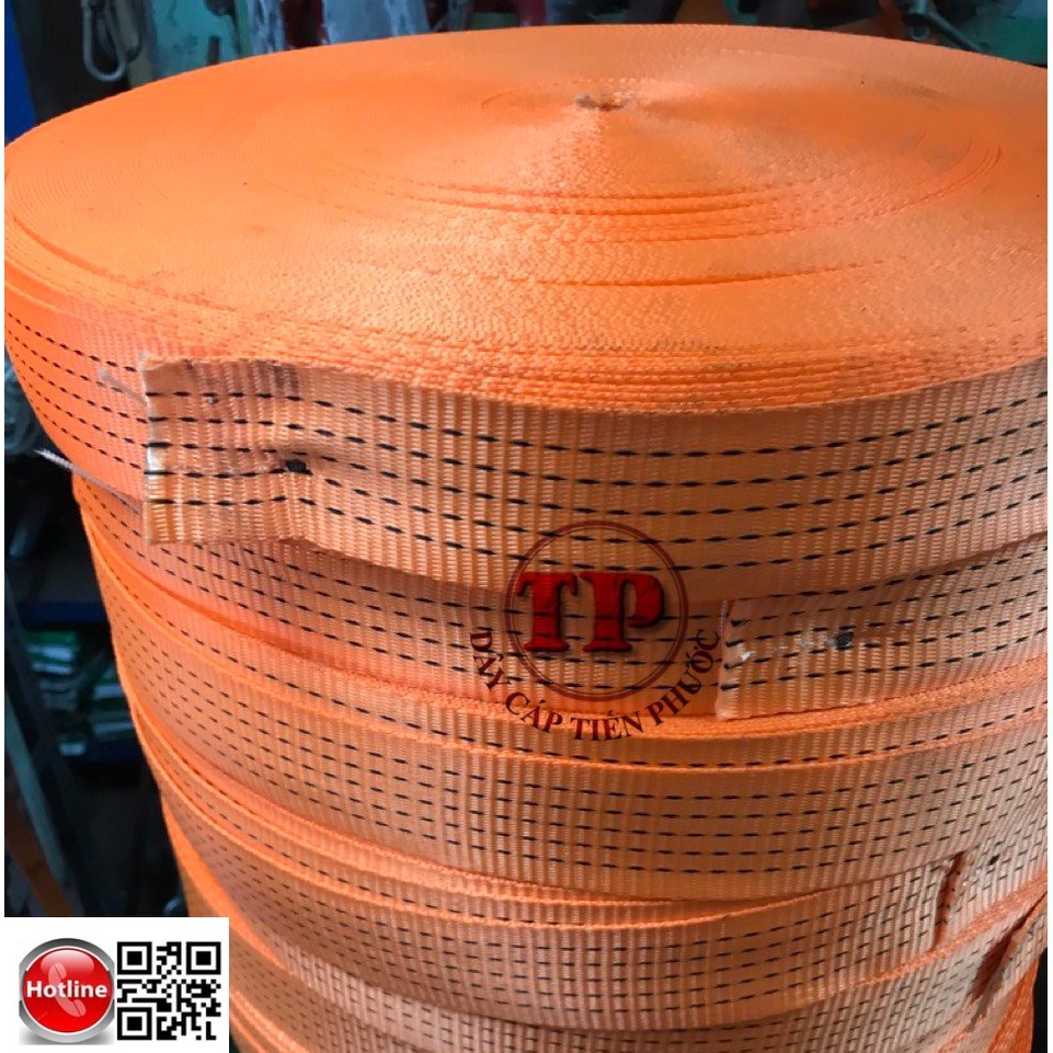 Dây bẹ, buộc hàng, cáp vải,dây cứu sinh, đai vải bản 50mm, 70mm, 80mm, 100mm