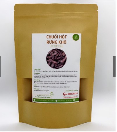 Chuối hột rừng khô (gói 1kg) - LV071