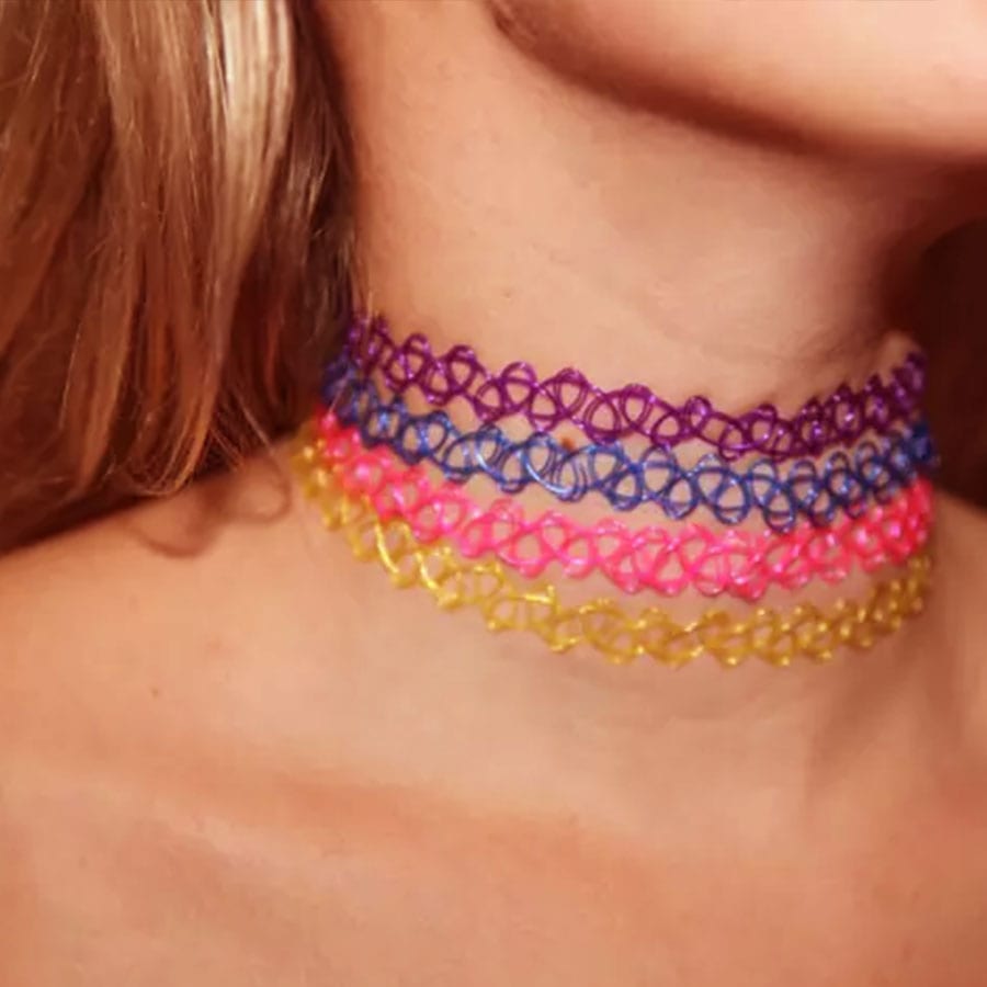 [HCM]Tatoo choker màu neon (đủ tất cả các màu)