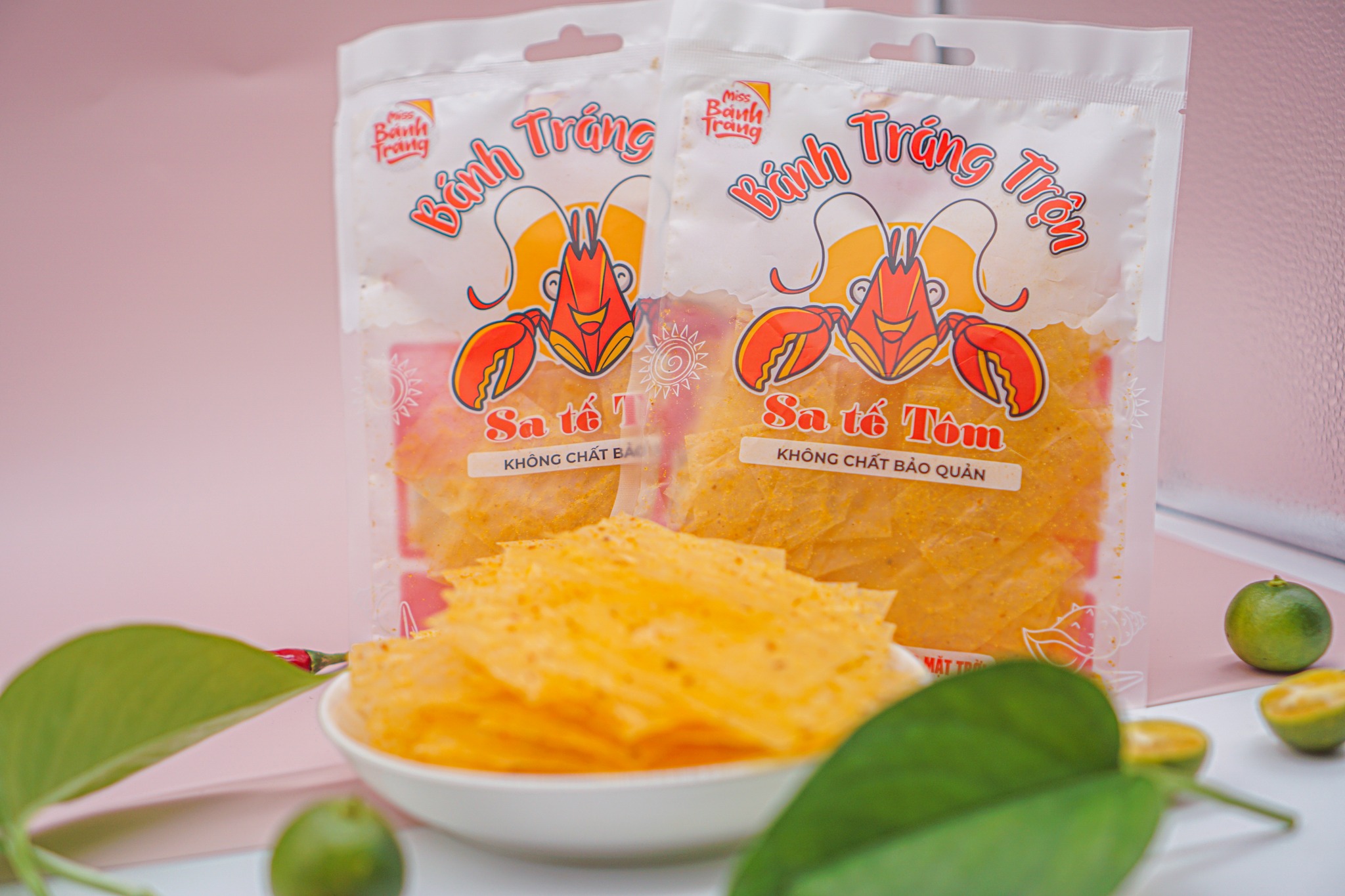 BÁNH TRÁNG TRỘN VỊ SATE TÔM SIZE (S)
