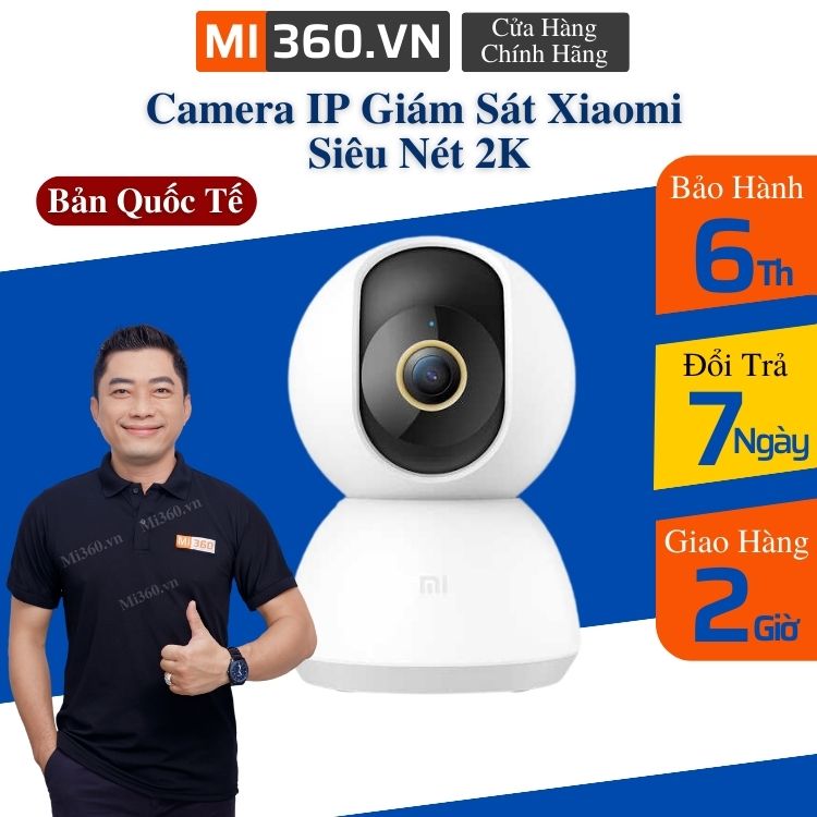 IP surveillance camera Xiaomi MJSXJ09CM ultra-sharp 2K International Edition-BH 6 months