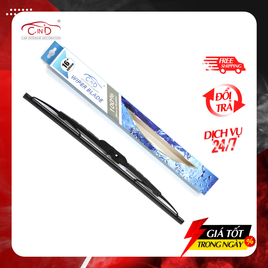 Gạt Mưa Gọng Sắt CIND 406 (16 Inch/400 mm)