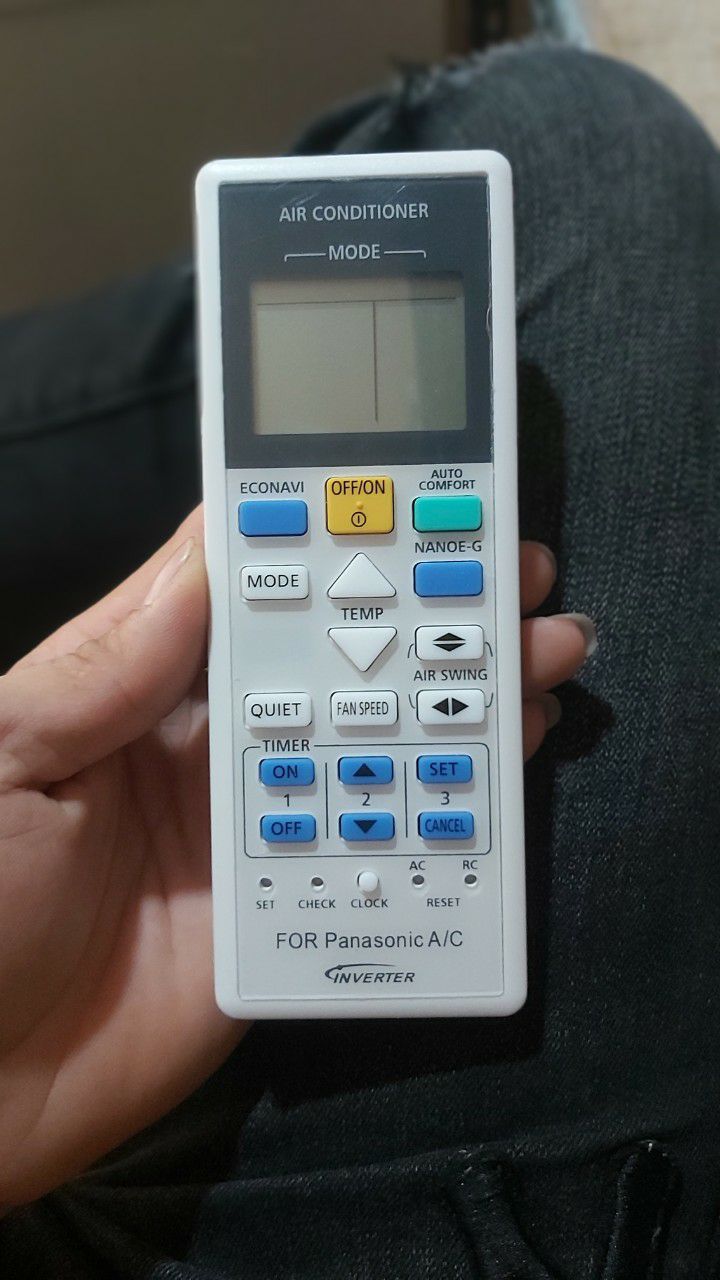 khiển điều hòa panasonic inveter 2 chiều