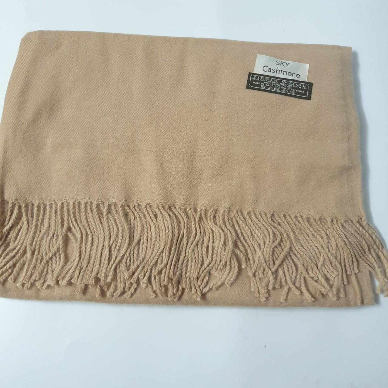 Khăn dạ lông cừu cashmere mỏng các màu