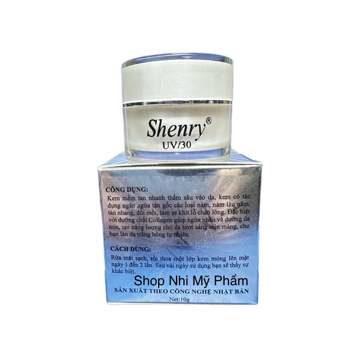 Kem SHENRY Mờ Nám Dưỡng Trắng Da Ngừa Lão Hóa Da 10gr