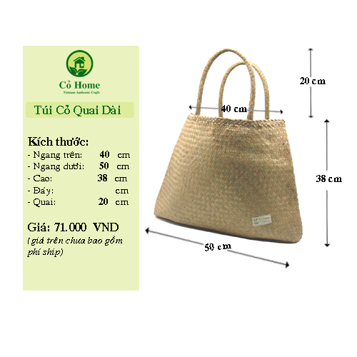 GIỎ CÓI/ GIỎ ĐỰNG QUÀ / LÀN ĐI CHỢ - CỎ HOME