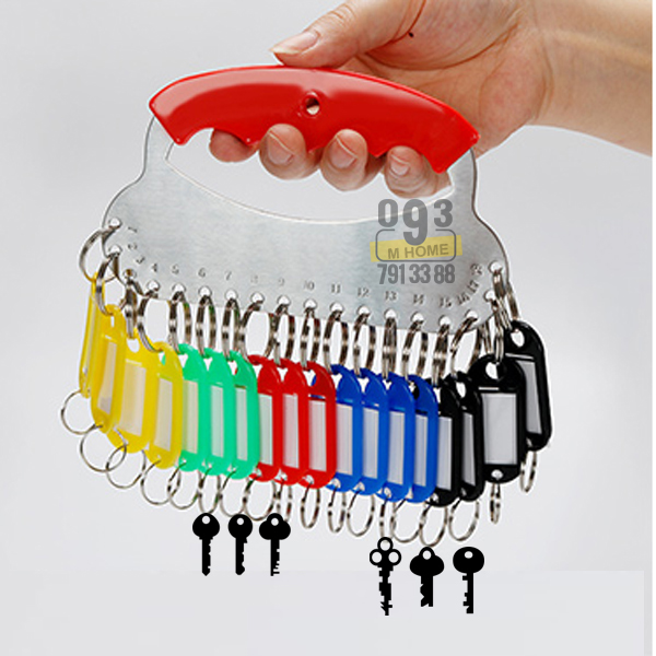 Móc Chìa Khóa Đa Năng Ví Đựng Chìa Khóa Hộp chìa khóa 18 cái 28 cái Móc Treo Kèm Thẻ Ghi Nhớ, Tay Cầm Giữ Chìa Khóa