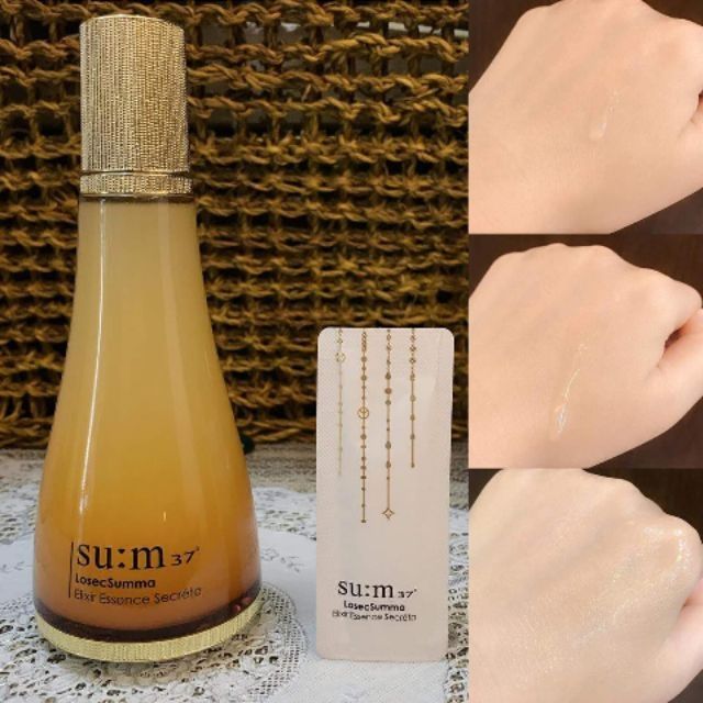 10 gói tinh chất dưỡng sáng phục hồi da Sum37 Elixir Essence Secréta