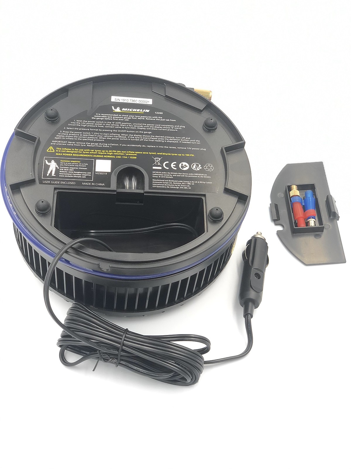 Máy bơm lốp ô tô khẩn cấp Michelin 12260