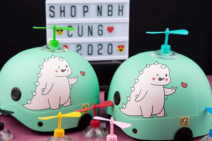 nón bảo hiểm khủng long cool ngầu