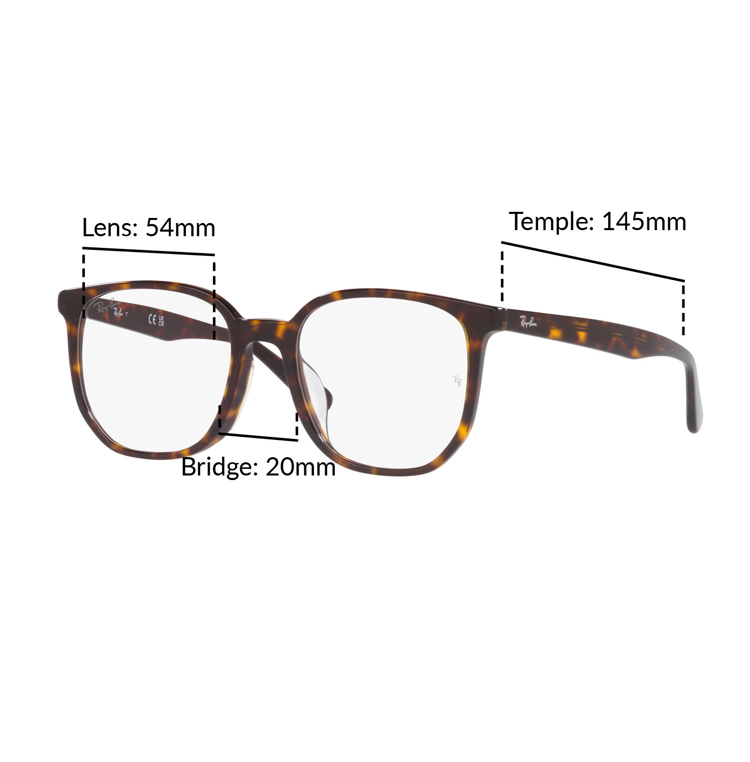 Mắt kính RAY-BAN VISTA RX5411D 2012 Size 54