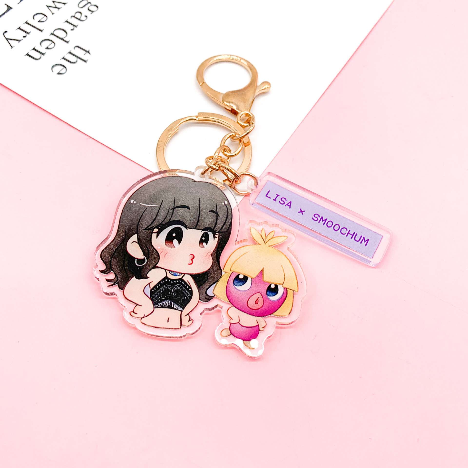 Móc khóa Blackpink chibi Thần Tượng Kpop nhựa Acrylic