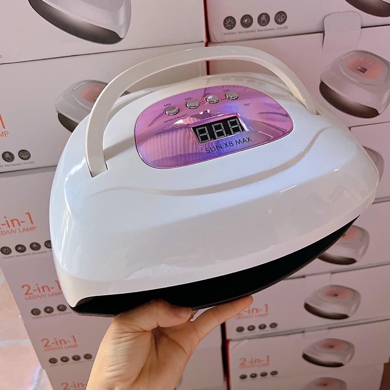 [HCM]Máy Hơ Gel Sun X8 MAX - 150W Máy Hơ Móng 57 Bóng