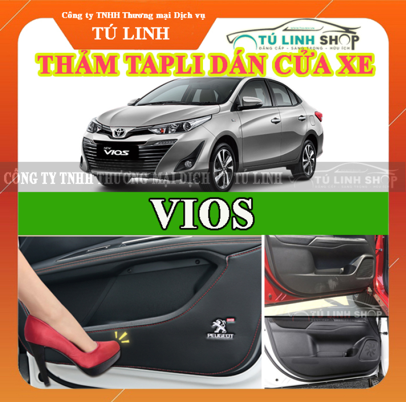 Bộ 4 Thảm Tapli dán cánh cửa chống trầy xước xe VIOS 2014-2018 - CarSun Store phụ kiện chuyên dành cho xe ô tô