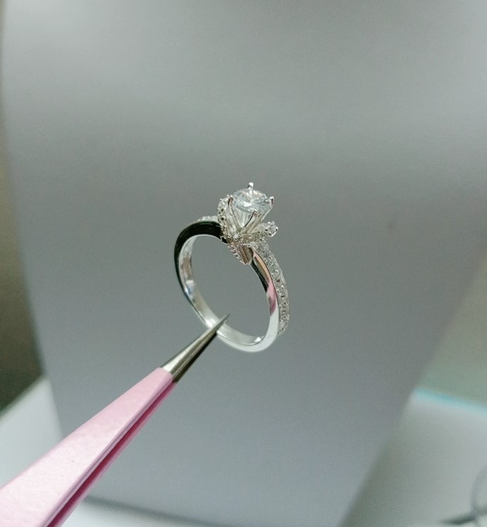 Nhẫn đính đá Bạc Ta cao cấp siêu xinh - Nhẫn bạc nữ