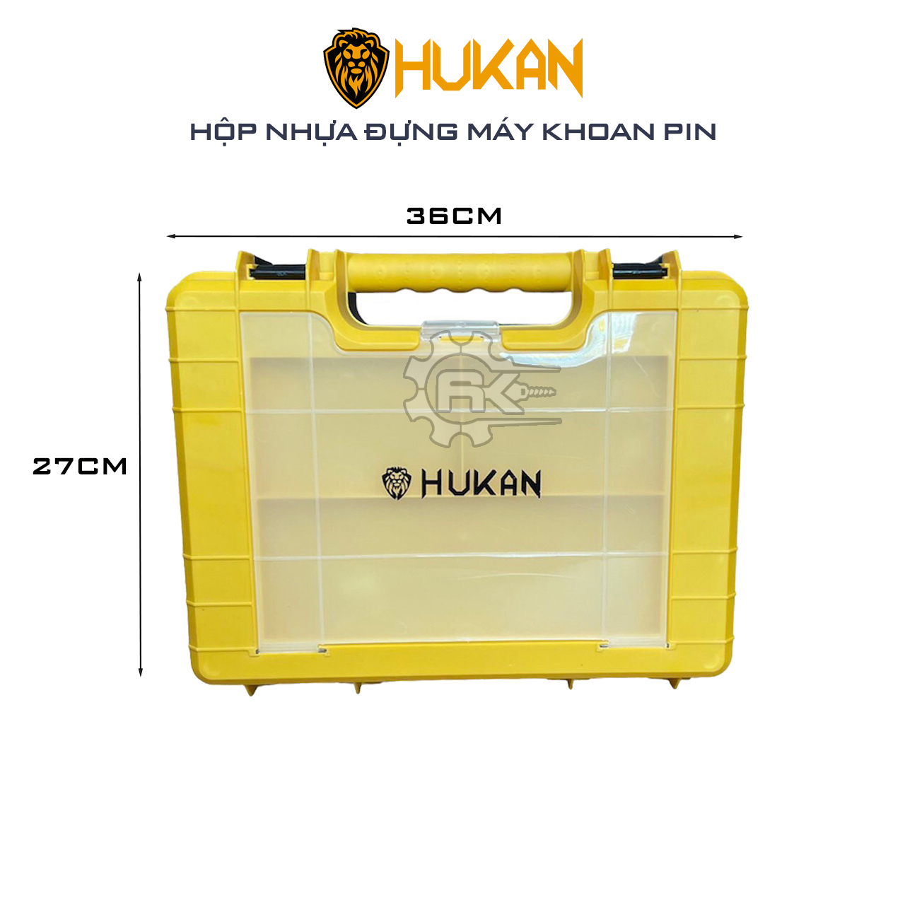Hộp nhựa đựng máy khoan pin HUKAN
