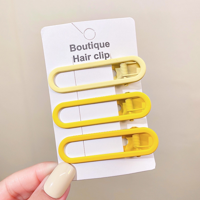 Set 3 kẹp tóc ,kẹp mái nhiều màu cho nữ mới nhất