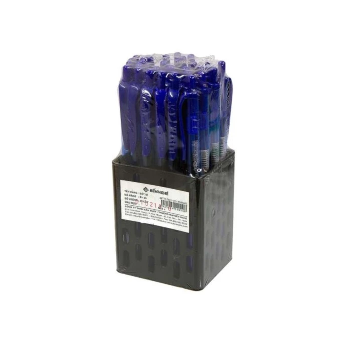 Bút Bi Bến Nghé B-30 Mực Xanh - Lốc 30 Bút/Hộp 20 Bút - Ngòi 0.8mm